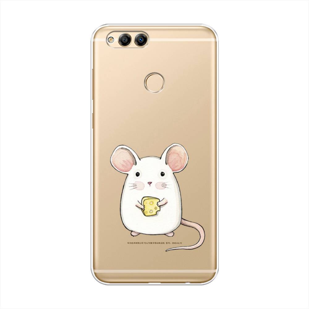 

Чехол Awog на Honor 7X "Мышка", Белый;розовый;прозрачный, 63750-1