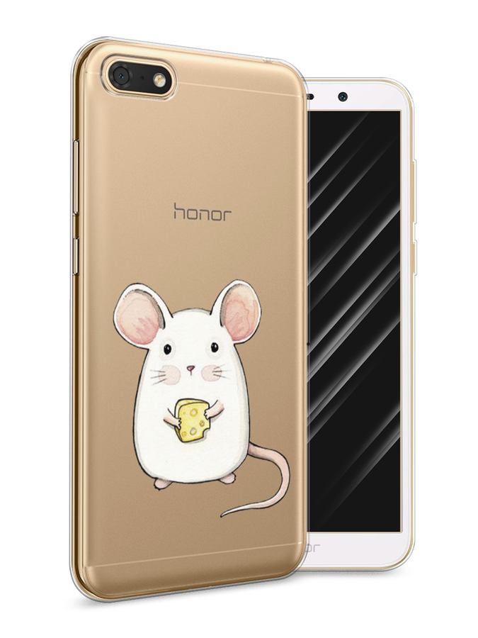 

Чехол Awog на Honor 7A "Мышка", Белый;розовый;прозрачный, 65250-1