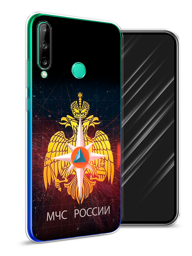 

Чехол Awog на Huawei Y7p "МЧС России", Черный;желтый;красный, 6103350-5