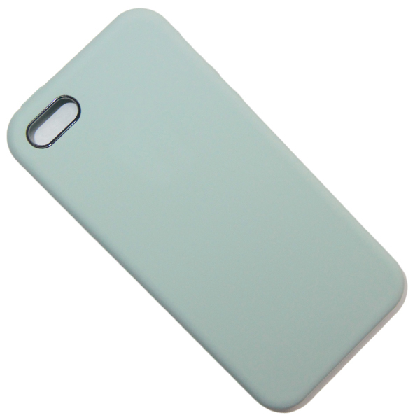 фото Чехол для apple iphone 5/5s/se силиконовый soft touch <мята> (премиум) promise mobile