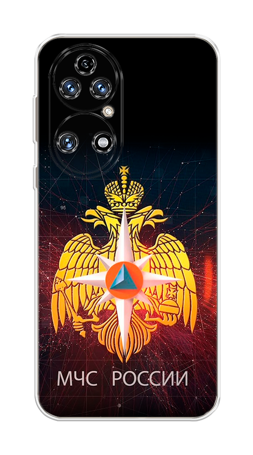

Чехол Awog на Huawei P50 "МЧС России", Черный;желтый;красный, 6104950-5