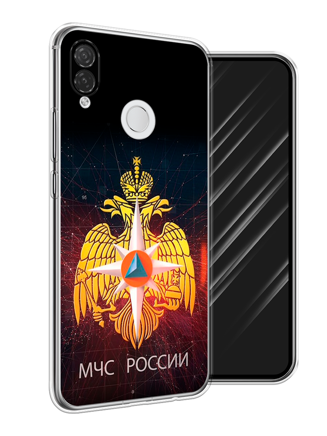 

Чехол Awog на Huawei P Smart Plus "МЧС России", Черный;желтый;красный, 68250-5