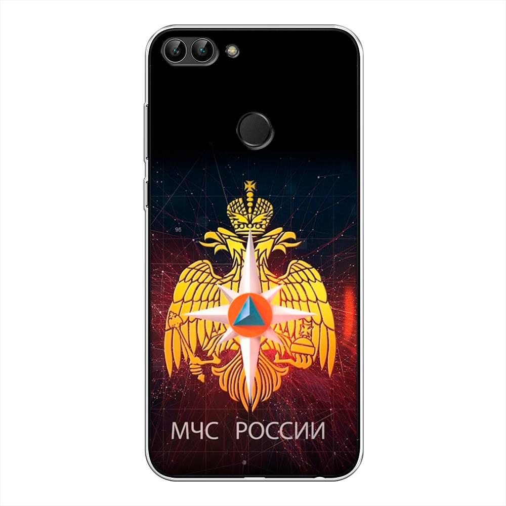 

Чехол Awog на Huawei P Smart "МЧС России", Черный;желтый;красный, 64050-5