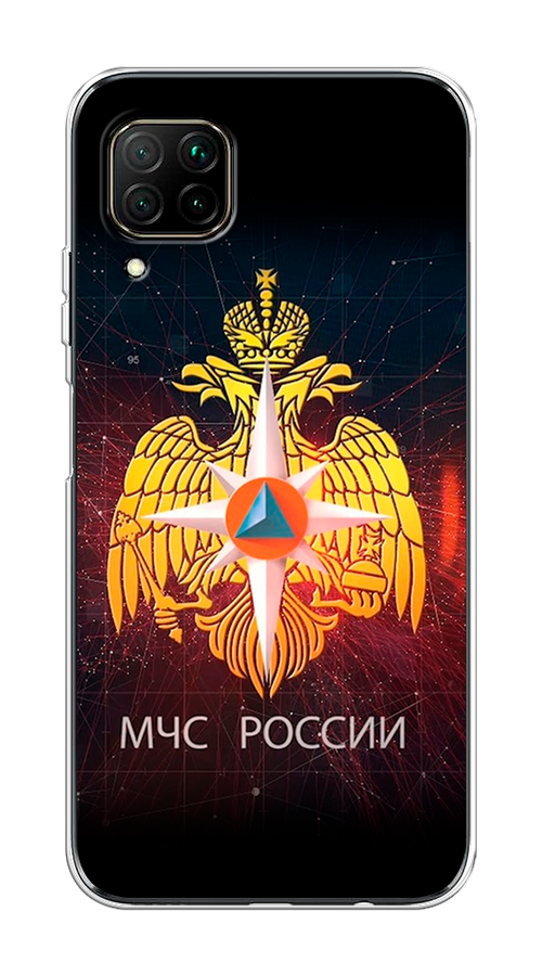 

Чехол Awog на Huawei Nova 6 SE "МЧС России", Черный;желтый;красный, 611750-5