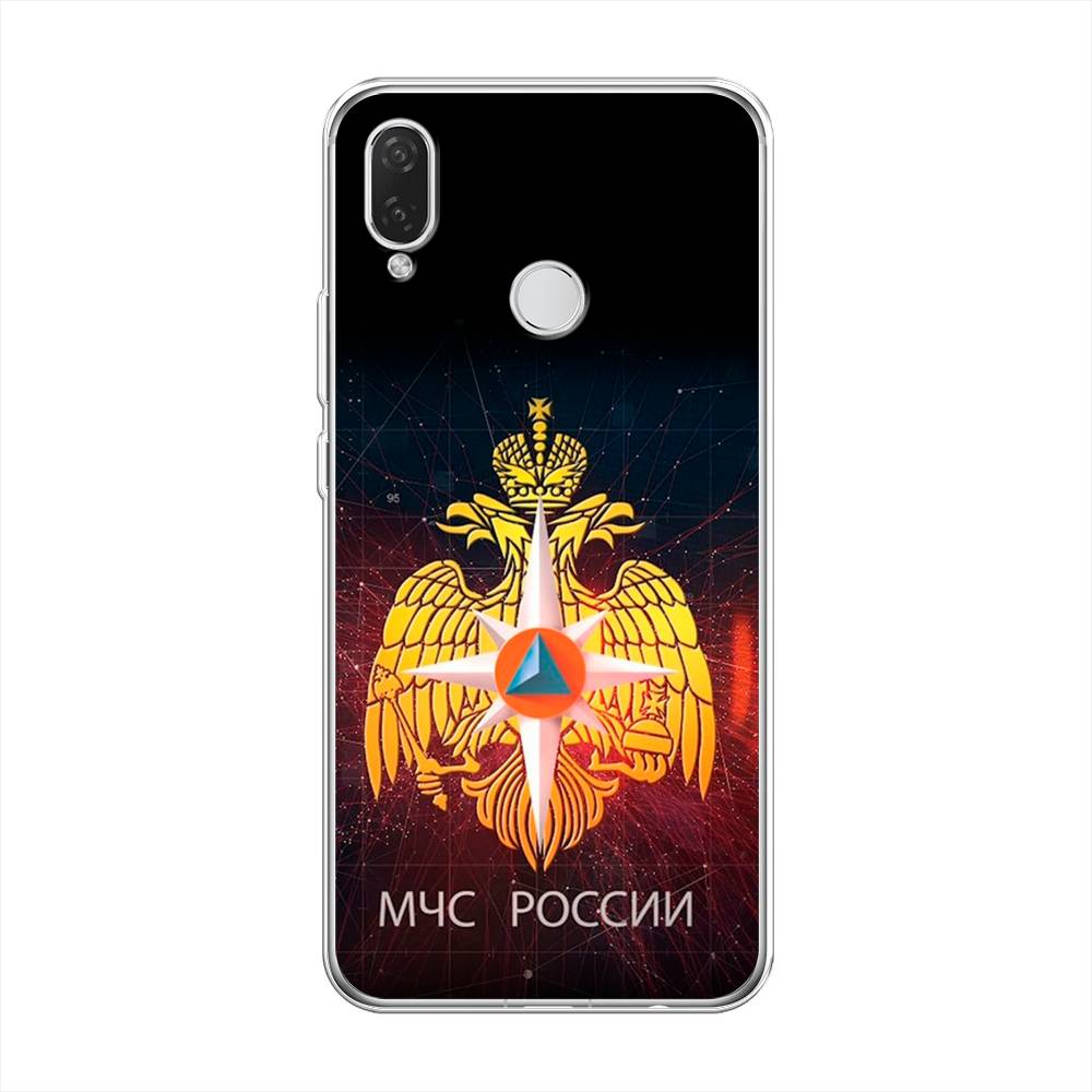 

Чехол Awog на Huawei Nova 3i "МЧС России", Черный;желтый;красный, 68350-5