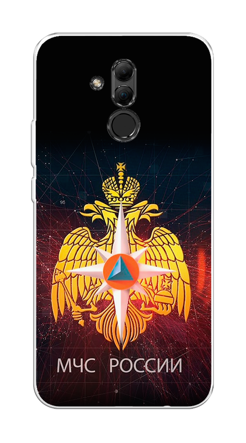 

Чехол Awog на Huawei Mate 20 Lite "МЧС России", Черный;желтый;красный, 66650-5