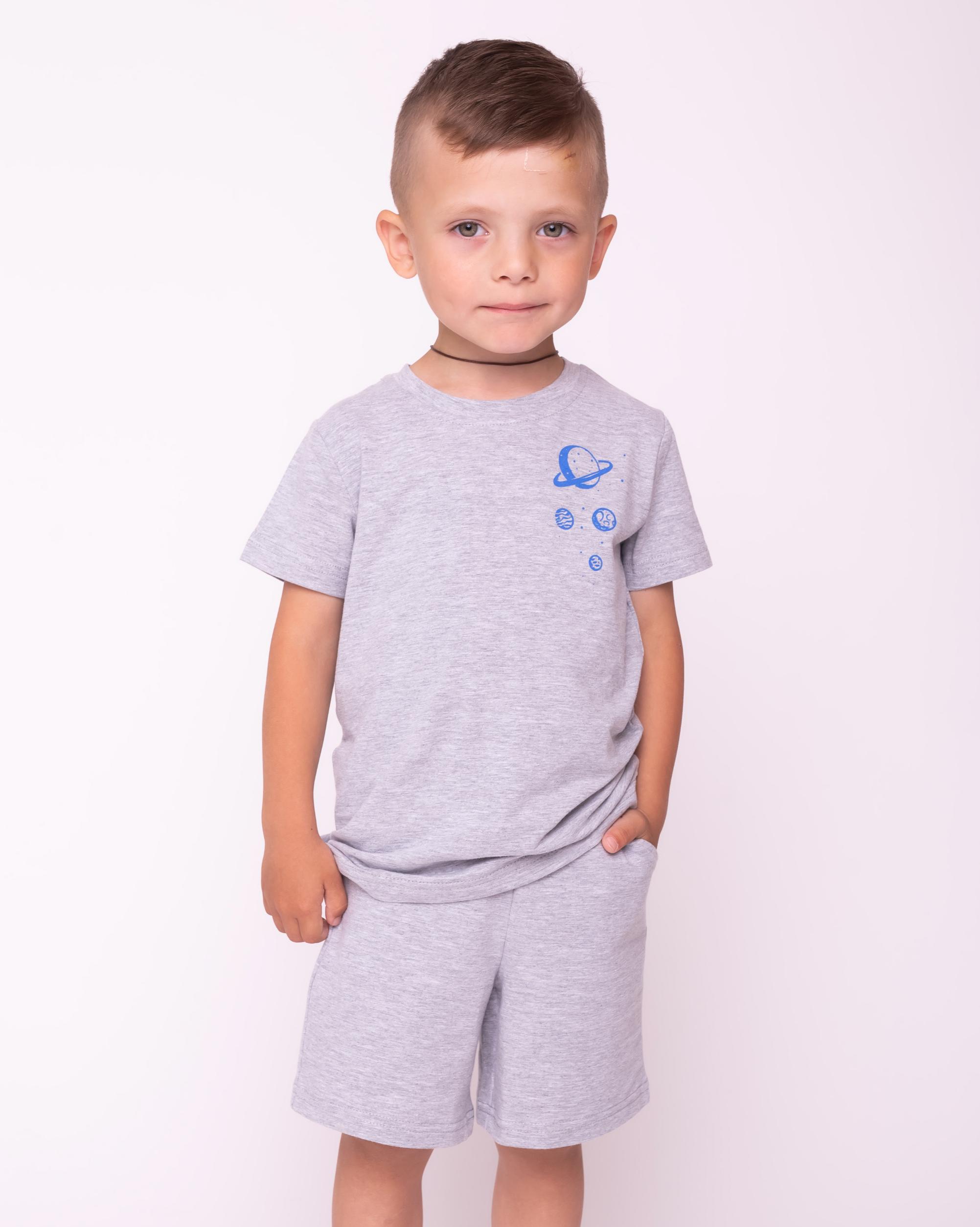 фото Футболка детская batik 02888/1_ba цв. серый р. 122