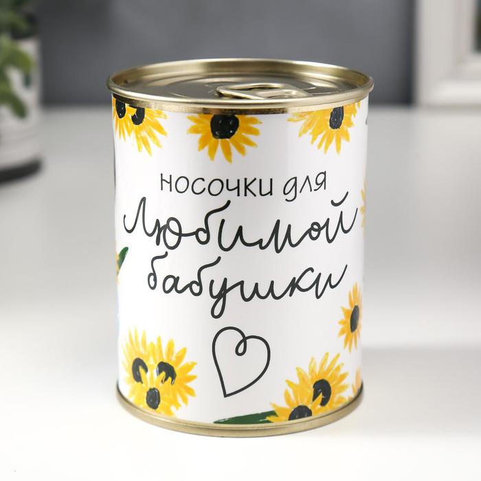

Носки женские NoBrand Носочки для любимой бабушки белые 23-25, Белый, Носочки для любимой бабушки