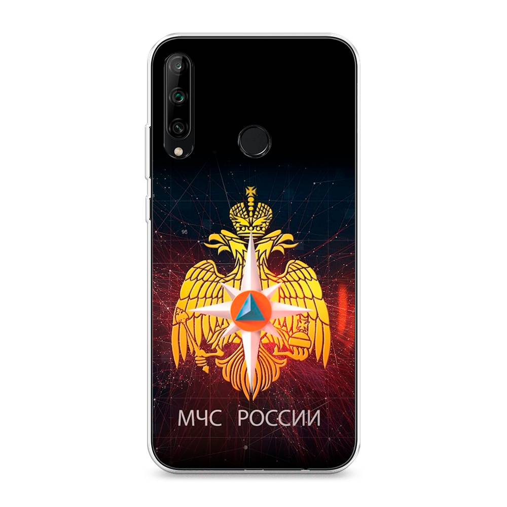 

Чехол Awog на Honor 9C "МЧС России", Черный;желтый;красный, 612550-5