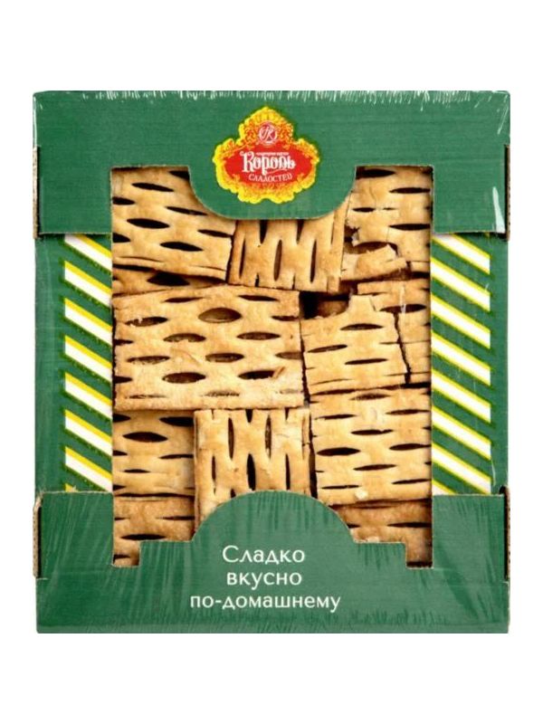 фото Печенье король сладостей пико слоеное с прослойкой со вкусом шоколада 800 г