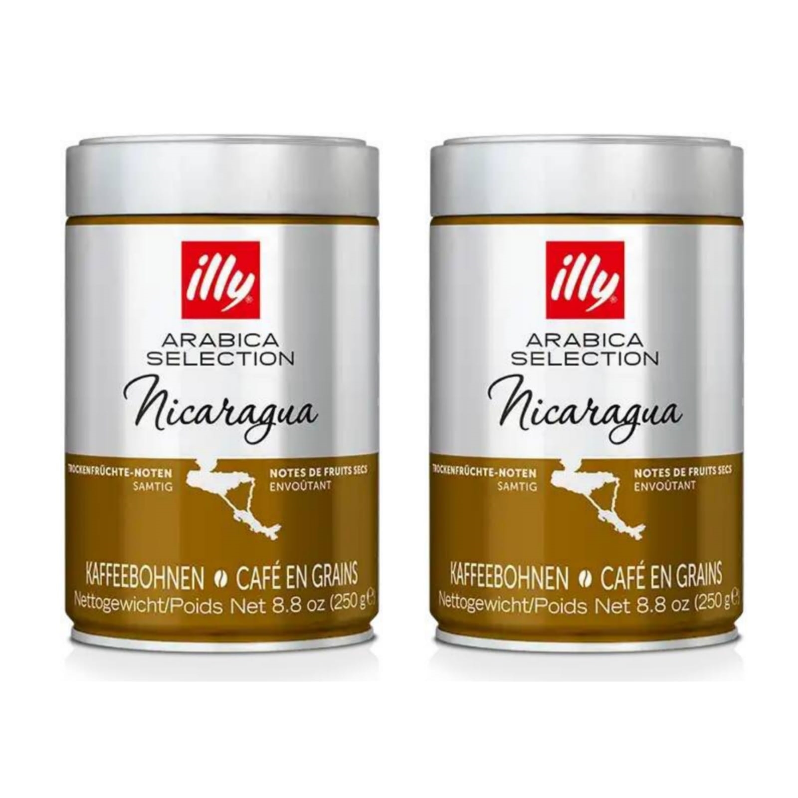 Кофе в зернах ILLY Nicaragua Никарагуа, 250 г х 2 шт