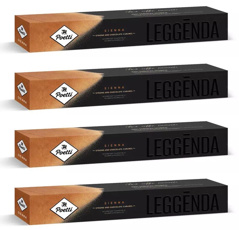 

Кофе в капсулах Poetti Leggenda Sienna, 40 капсул, poetti-siennakaps40