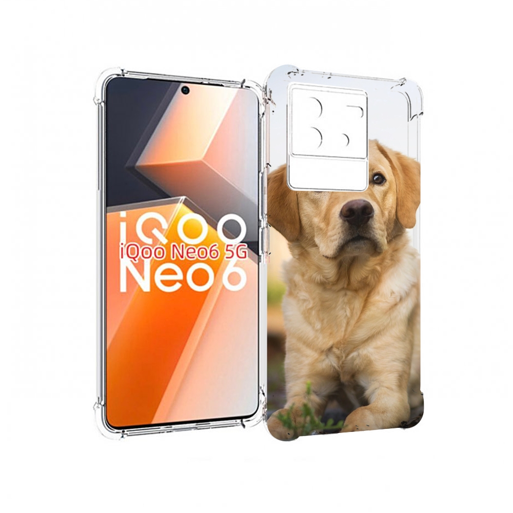

Чехол MyPads лабрадор ретривер для Vivo iQoo Neo 6 5G, Прозрачный, Tocco