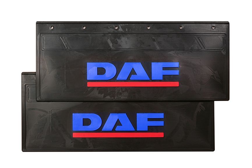 

Комплект брызговиков DAF (LUX) синяя надп.с красн.полосой 670*270 задние
