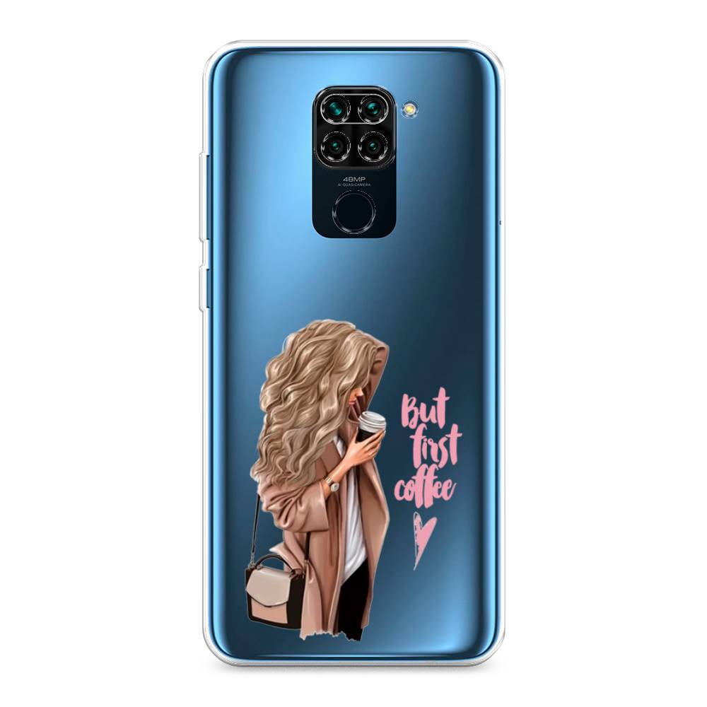 

Силиконовый чехол "Девушка с кофе" на Xiaomi Redmi 10X 4G, Девушка с кофе