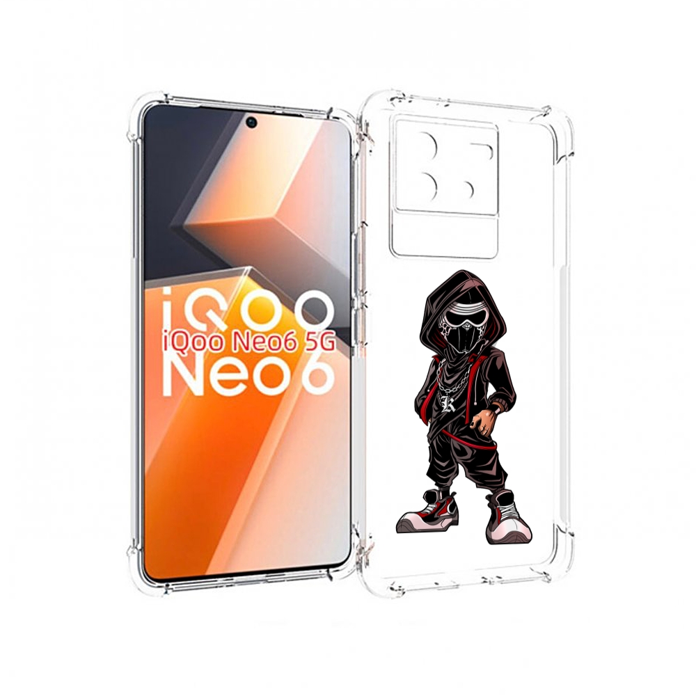 

Чехол MyPads крутой-ниндзя для Vivo iQoo Neo 6 5G, Прозрачный, Tocco