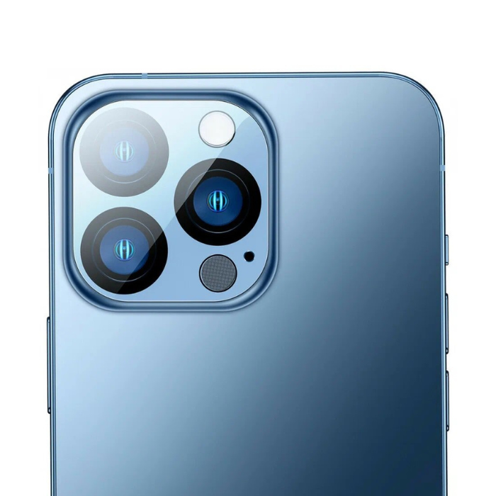 

Защитное стекло камеры iPhone 14 Pro/14 Pro Max блестящие (голубой)