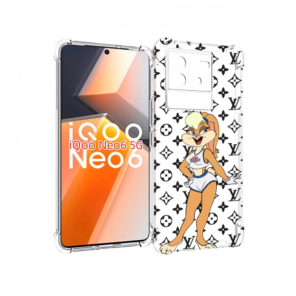 

Чехол MyPads красивый-принт-на-чехол женский для Vivo iQoo Neo 6 5G, Прозрачный, Tocco