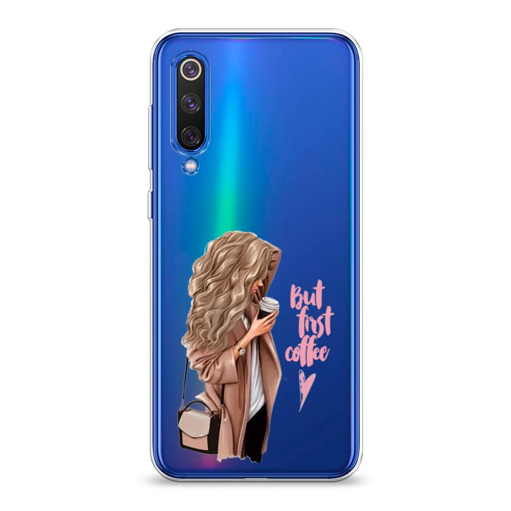 

Силиконовый чехол "Девушка с кофе" на Xiaomi Mi9 SE, Девушка с кофе