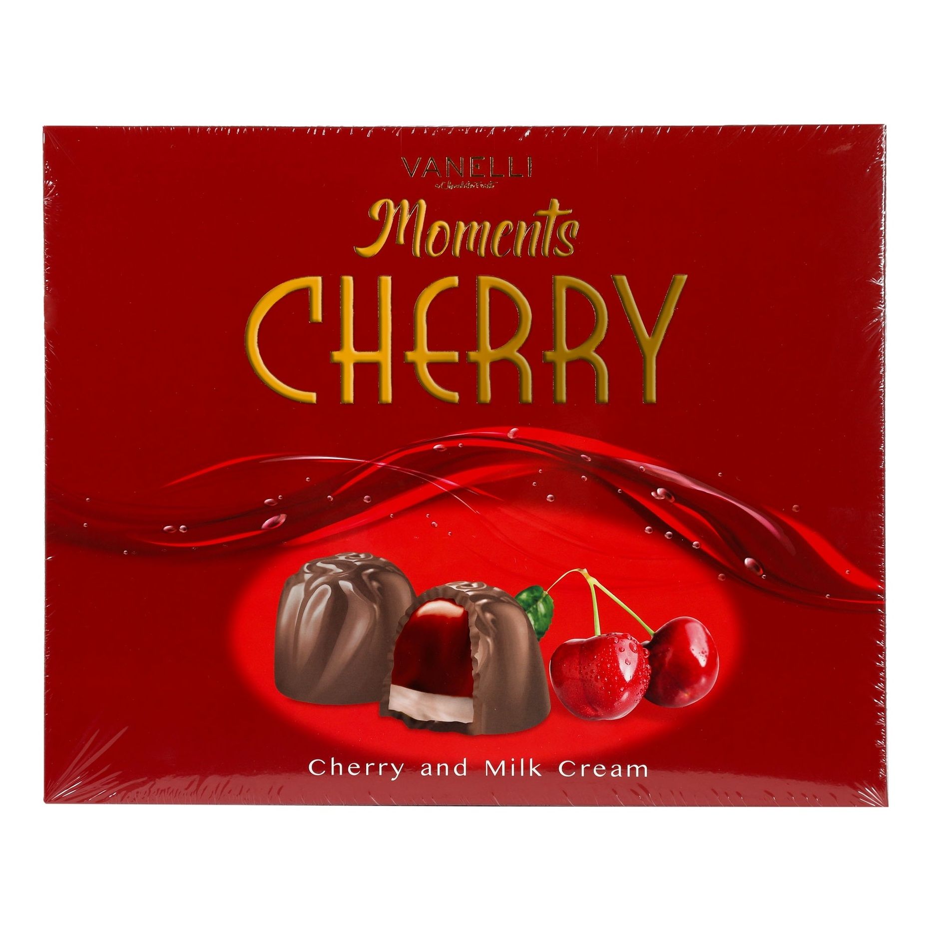 Конфеты шоколадные Vanelli Cherry с джемом и кремовой начинкой 160 г