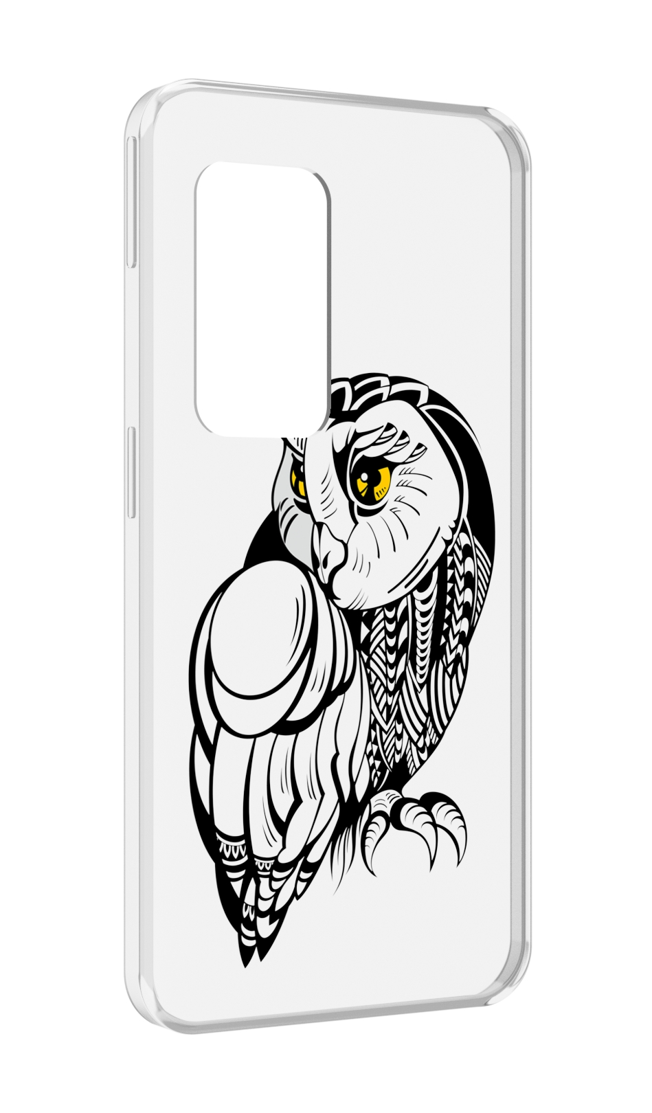 

Чехол MyPads сова-красотка для UleFone Power Armor X11 Pro, Прозрачный, Tocco