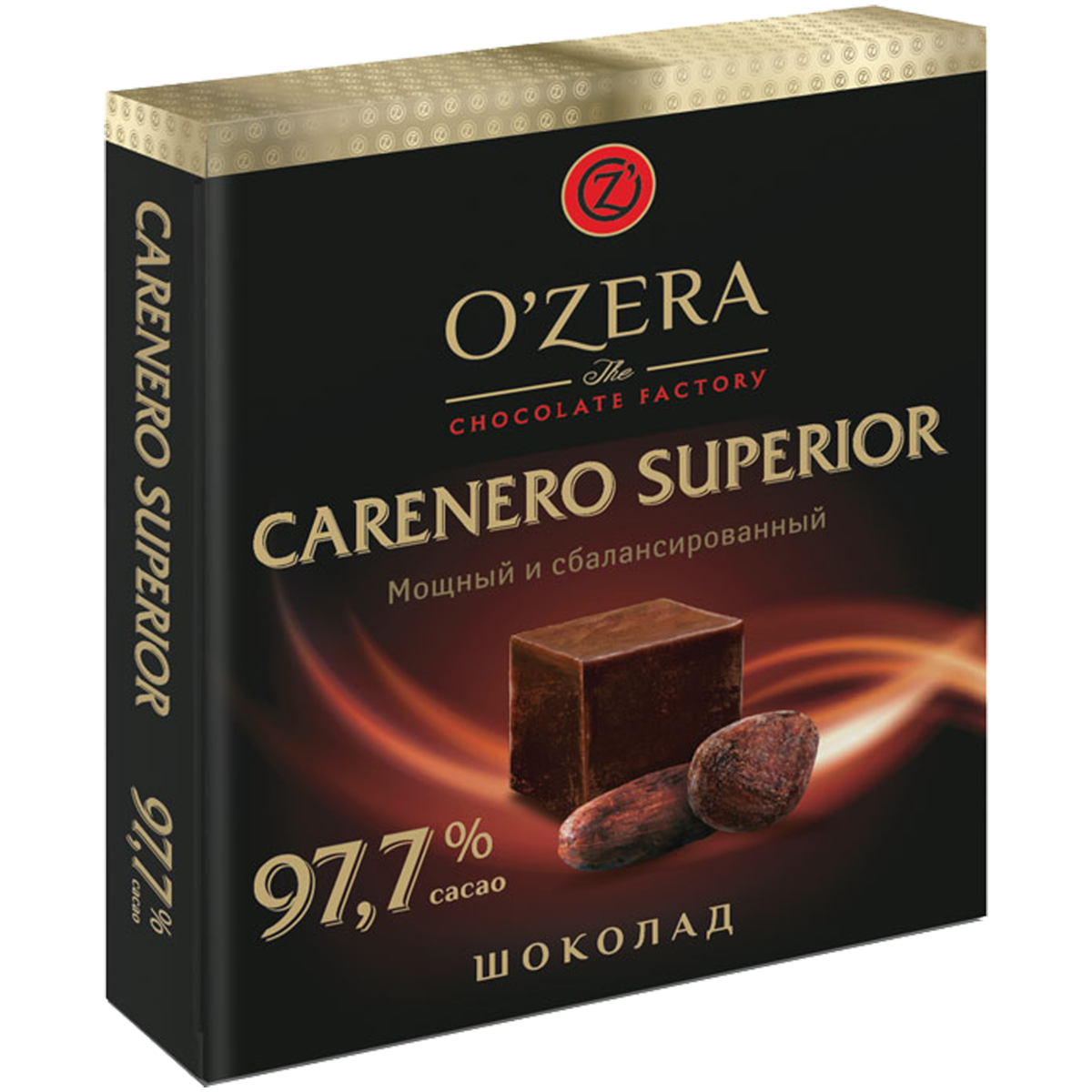 Шоколад Ozera Carenero superior горький в кубиках 90 г