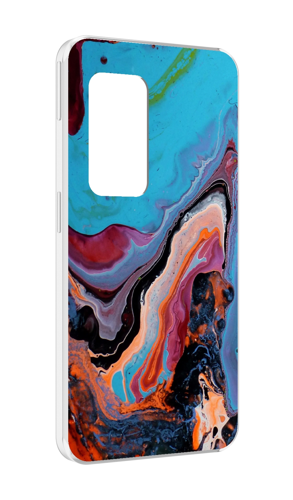 

Чехол MyPads смешанные краски для UleFone Power Armor X11 Pro, Прозрачный, Tocco