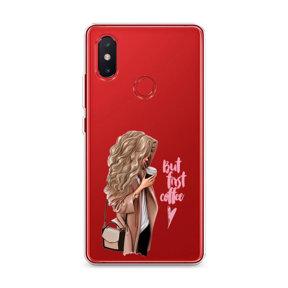 

Силиконовый чехол "Девушка с кофе" на Xiaomi Mi 8 SE, Девушка с кофе