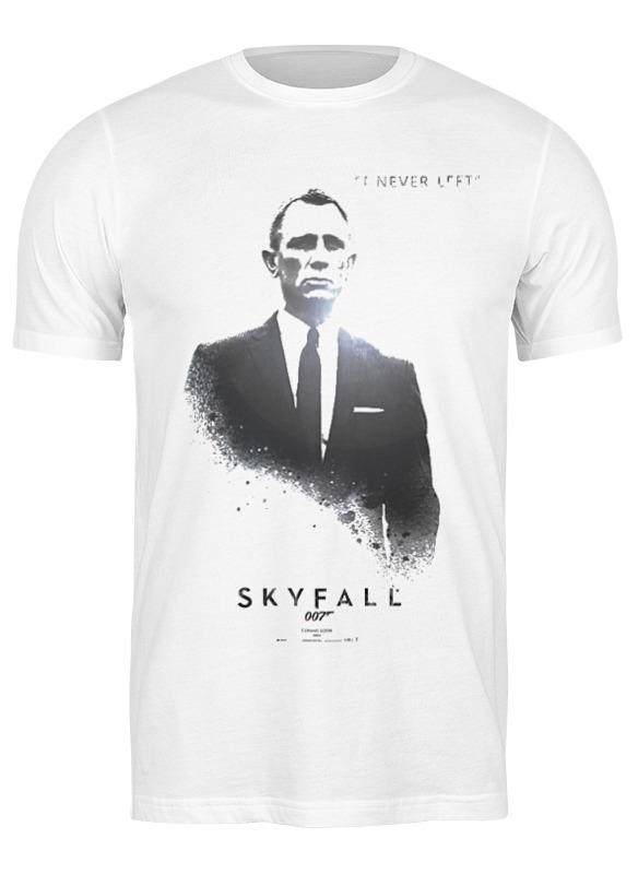 

Футболка мужская Printio Skyfall белая S, Белый, Skyfall