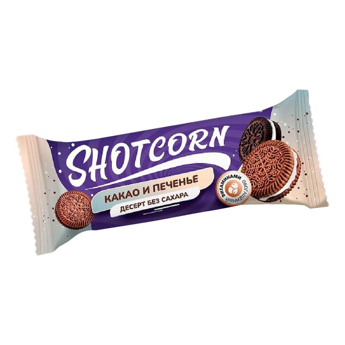 

Печенье Shotcorn Какао и печенье без сахара 40 г