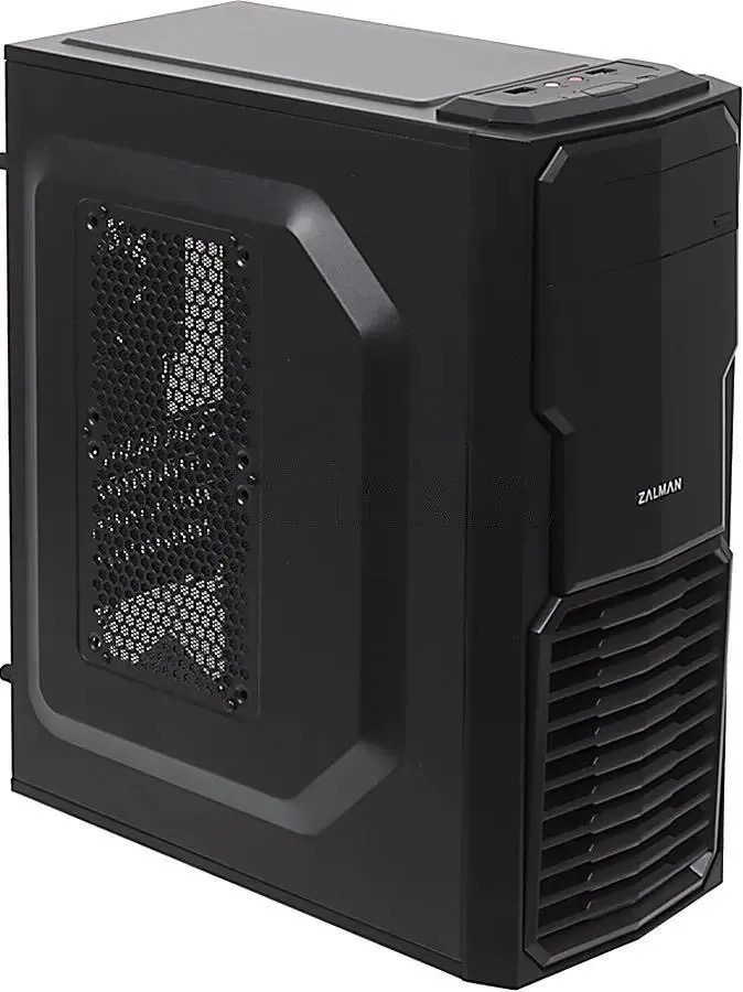 

Корпус mATX Zalman ZM-T4, Mini-Tower, без БП, черный