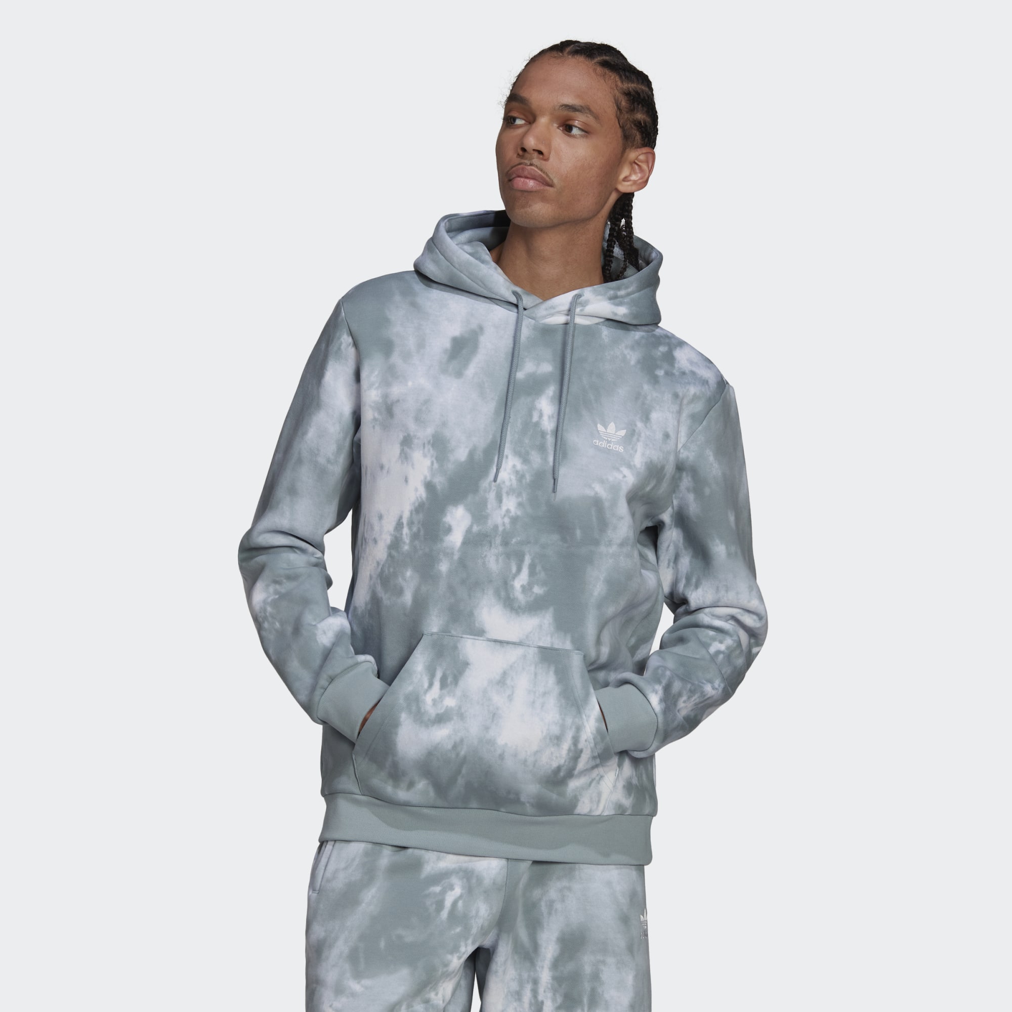 

Худи мужское Adidas HE9436 серое XS, HE9436