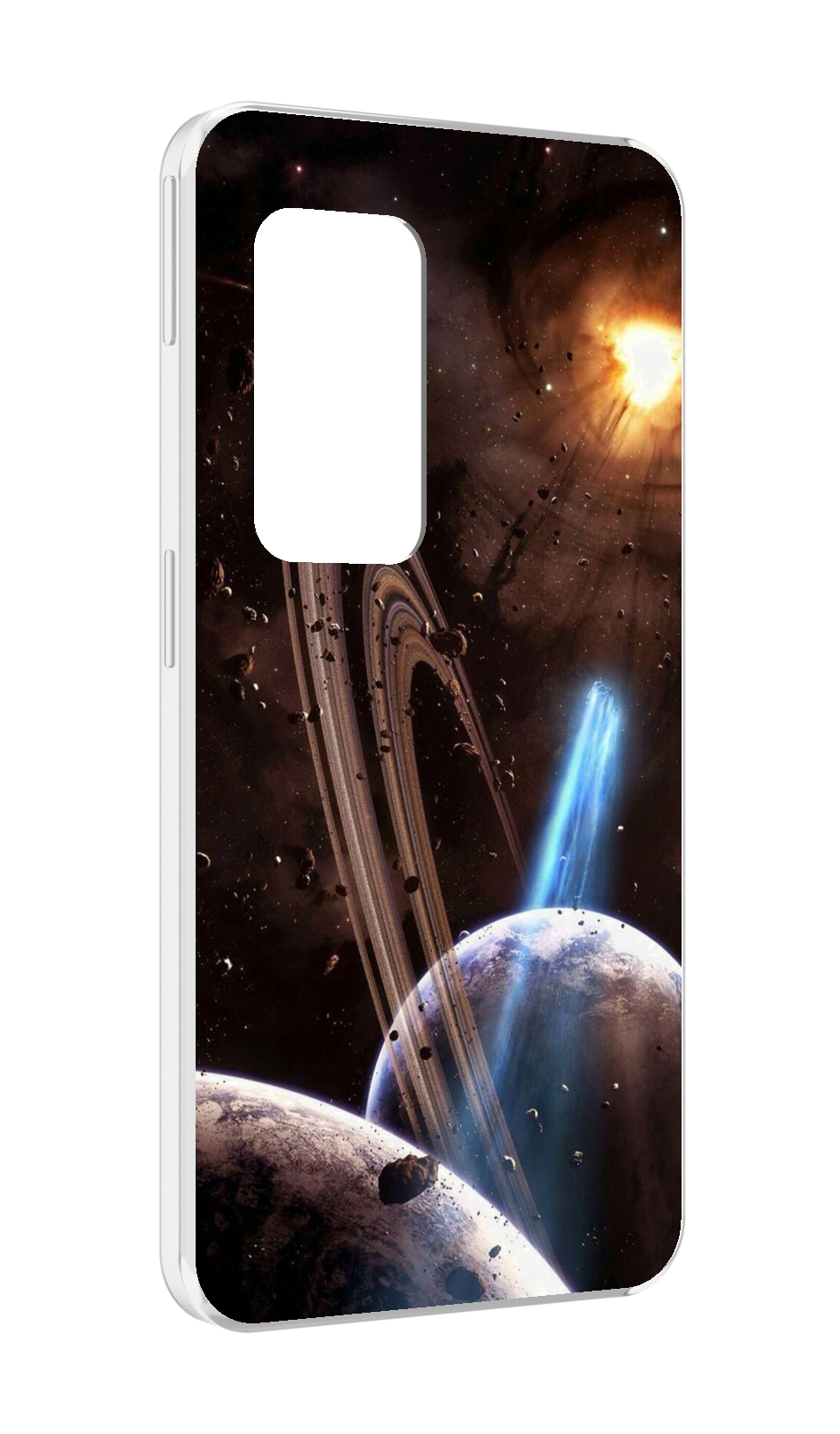 

Чехол MyPads сатурн в космосе для UleFone Power Armor X11 Pro, Прозрачный, Tocco