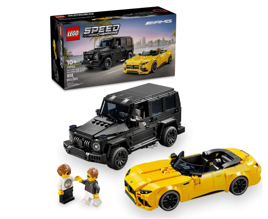 

Конструктор Lego Speed Champions Машины Mercedes-AMG G63 и Mercedes-AMG SL 63, 76924, 76924