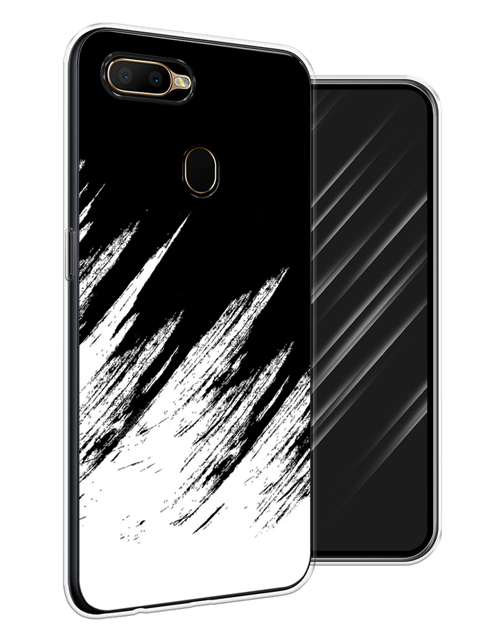 

Чехол Awog на Oppo A5s "Черно белые брызги", Разноцветный, 252350-3