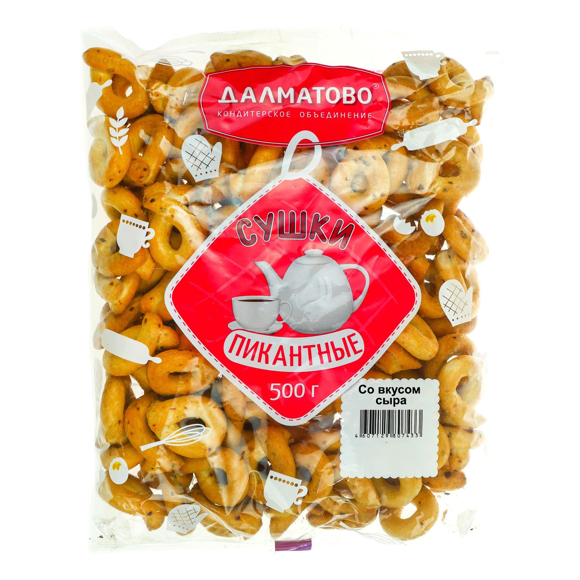 

Сушки Далматово с сыром 500 г