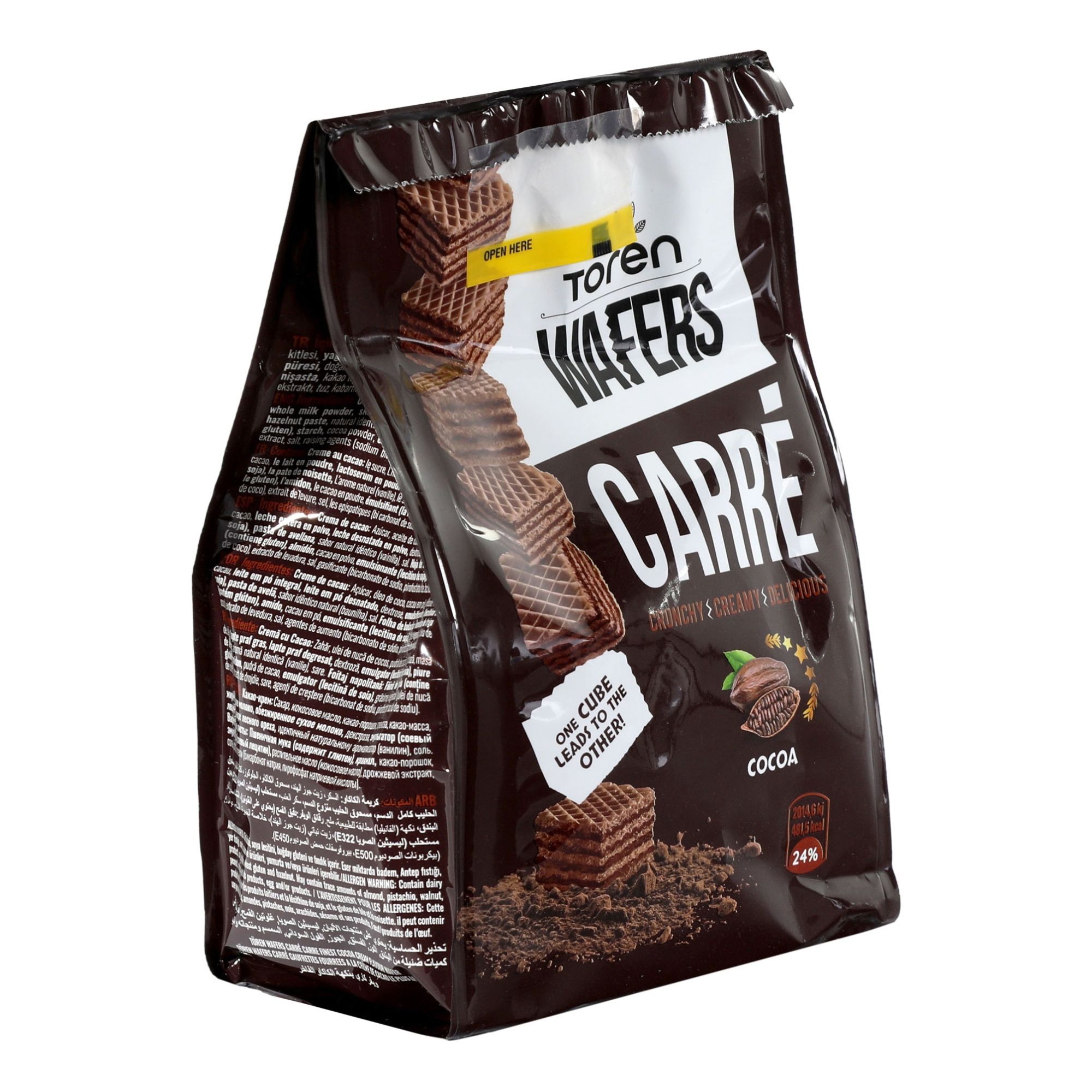 

Вафли Toren Carpe с шоколадным кремом 250 г, Carre