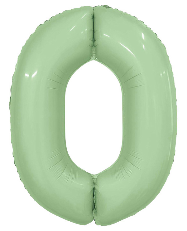 

Шар цифра "0" Олива Slim 40"/102 см, Agura, Воздушный шар