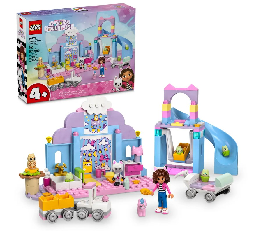 

Конструктор Lego Gabby's Dollhouse Площадка для ухода за котенком Габби, 10796, 10796