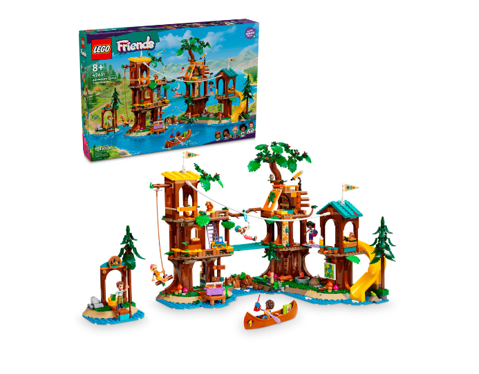 

Конструктор Lego Friends Дом на дереве в летнем лагере, 1128 деталей, 42631, 42631