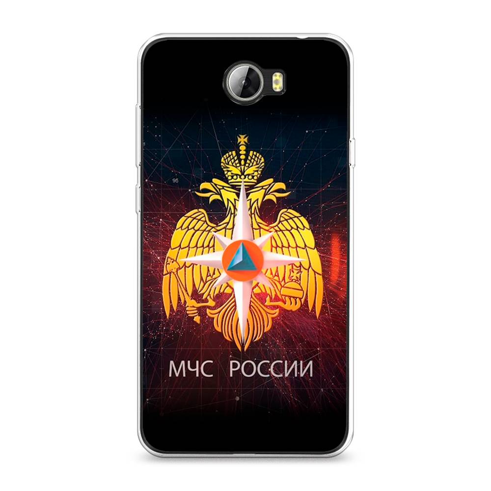 

Чехол Awog на Honor 5A "МЧС России", Черный;желтый;красный, 60350-5