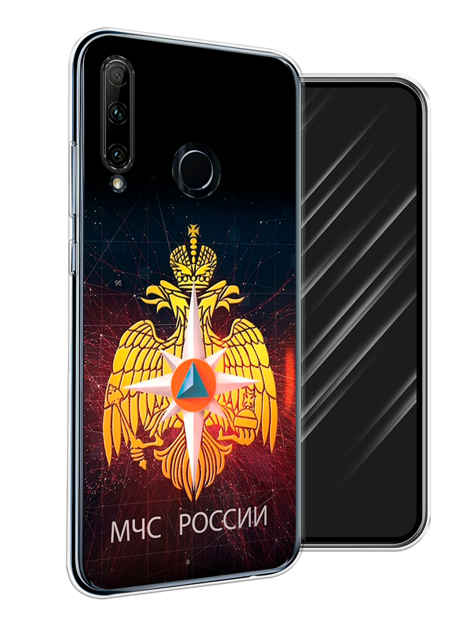 

Чехол Awog на Honor 20 Lite 2019 "МЧС России", Черный;желтый;красный, 68950-5