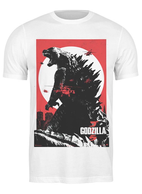 

Футболка мужская Printio Godzilla белая S, Белый, Godzilla