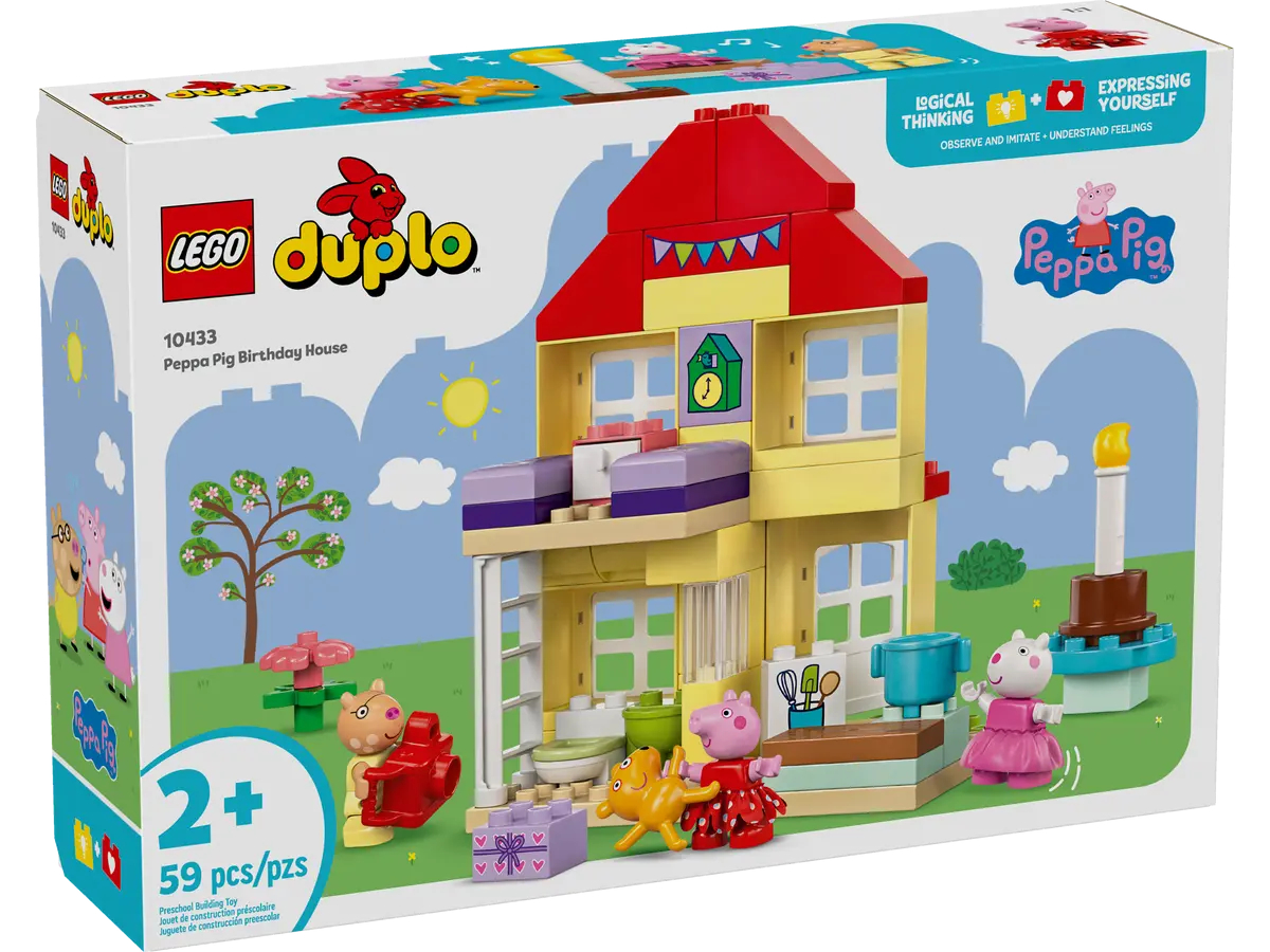 Конструктор Lego Duplo Свинка Пеппа: Домик для празднования дня рождения, 10433