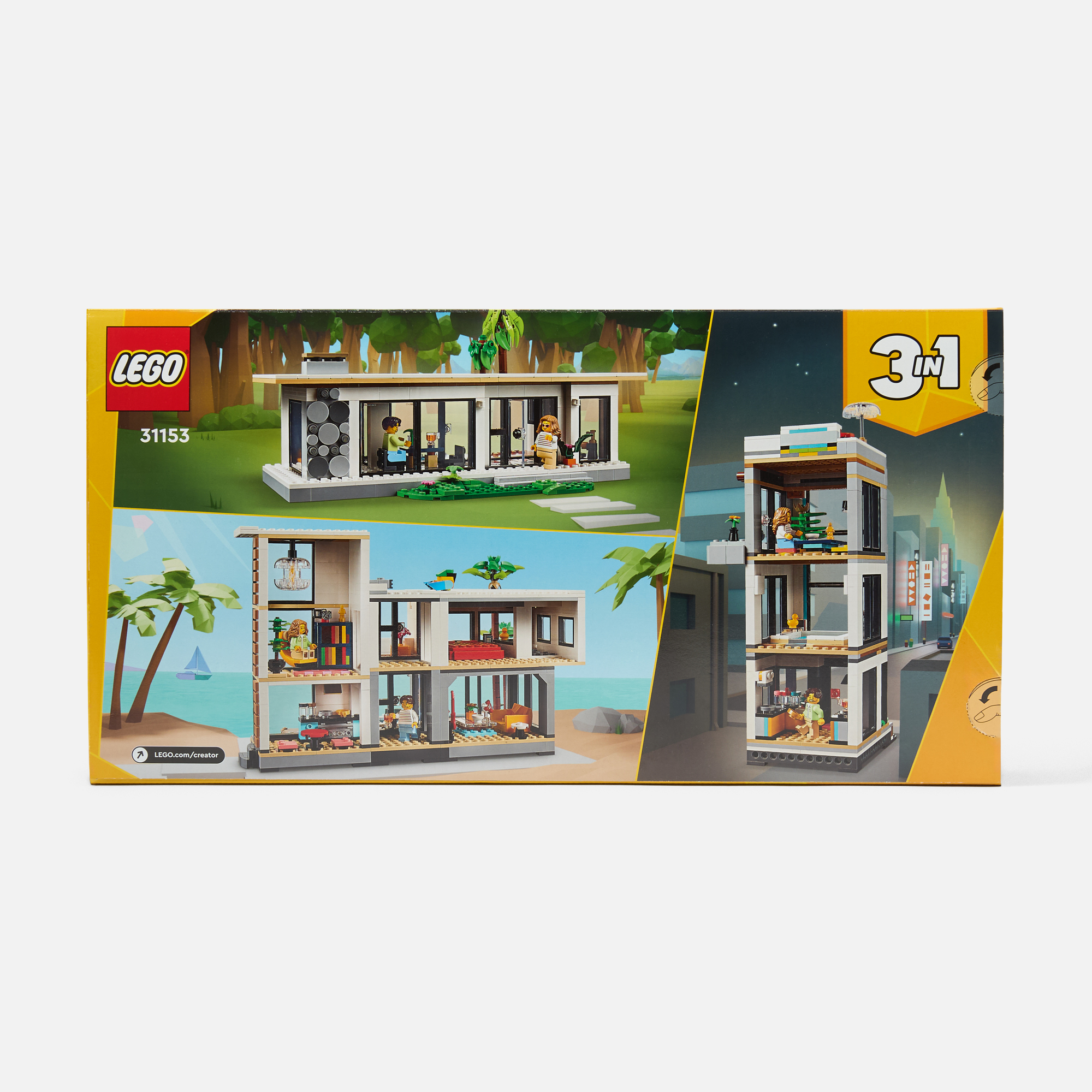 Конструктор Lego Creator 3в1 Современный дом, 939 детали,31153