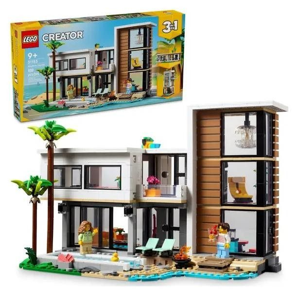 Конструктор Lego Creator 3в1 Современный дом, 939 детали,31153