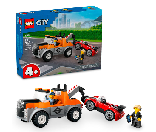 Конструктор Lego City Эвакуатор, 101 деталь, 60435