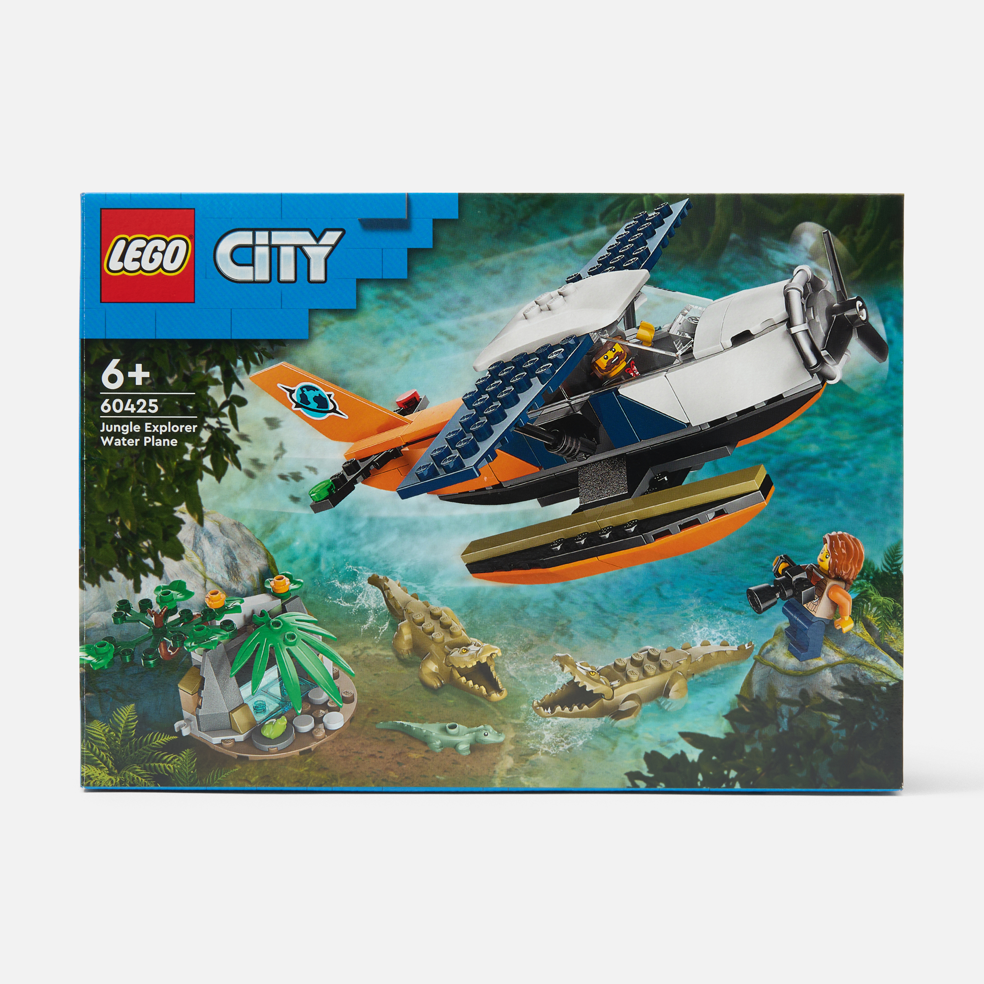 Конструктор Lego City Исследователь джунглей: водный самолет, 177 деталей, 60425