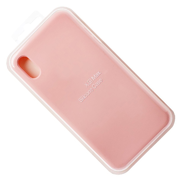 

Чехол для Apple iPhone XS Max силиконовый Soft Touch <светло-розовый> (премиум)