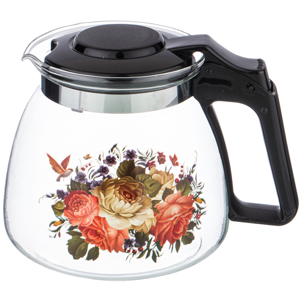 фото Заварочный чайник agness с фильтром "роскошный сад" 900 мл. agness 885-072